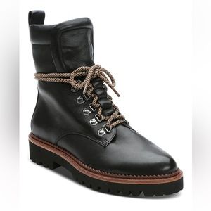 NWB Sanctuary March Leather Combat Boot, Size US 7.5